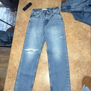 Moussy high waisted wide leg